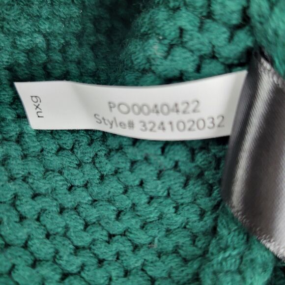 Boston Proper Cardigan Sweater Jeweled Emerald Green Women's size Large NWT - Picture 10 of 12